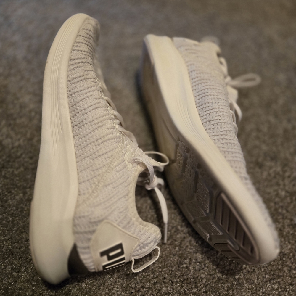 Puma Cream Knit Athletic Sneakers 9